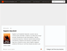Tablet Screenshot of filmedocumentare.com